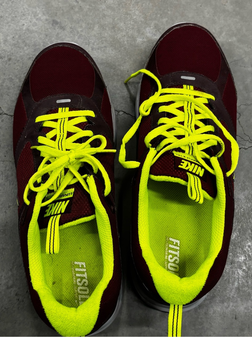 Nike Lunarfly+ and Neon Yellow Low-Top Sneakers